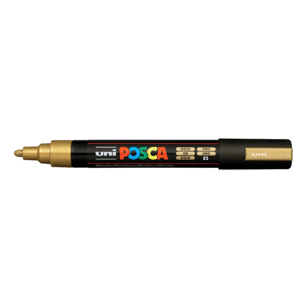 POSCA PC-5M marqueur acrylique (1,8 - 2,5 mm ogive) - or 424149 - 1