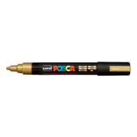 POSCA PC-5M marqueur acrylique (1,8 - 2,5 mm ogive) - or 424149