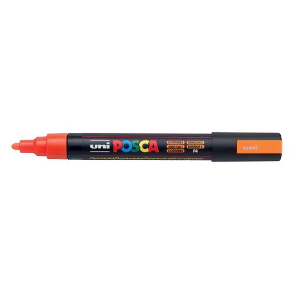 POSCA PC-5M marqueur acrylique (1,8 - 2,5 mm ogive) - orange fluo 424148 - 1