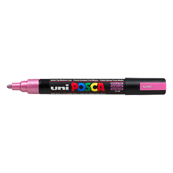 POSCA PC-5M marqueur acrylique (1,8 - 2,5 mm ogive) - rose métallique 424154 - 1