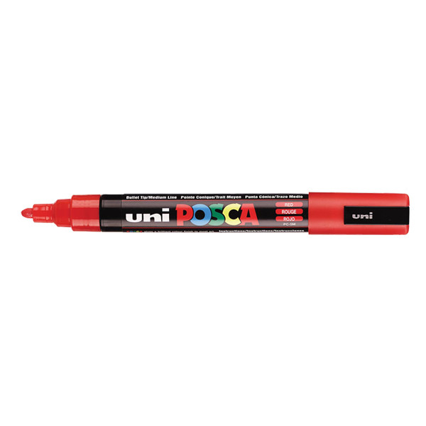 POSCA PC-5M marqueur acrylique (1,8 - 2,5 mm ogive) - rouge 424150 - 1
