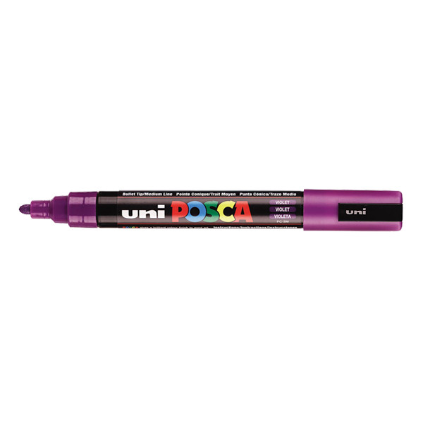 POSCA PC-5M marqueur acrylique (1,8 - 2,5 mm ogive) - violet 424164 - 1