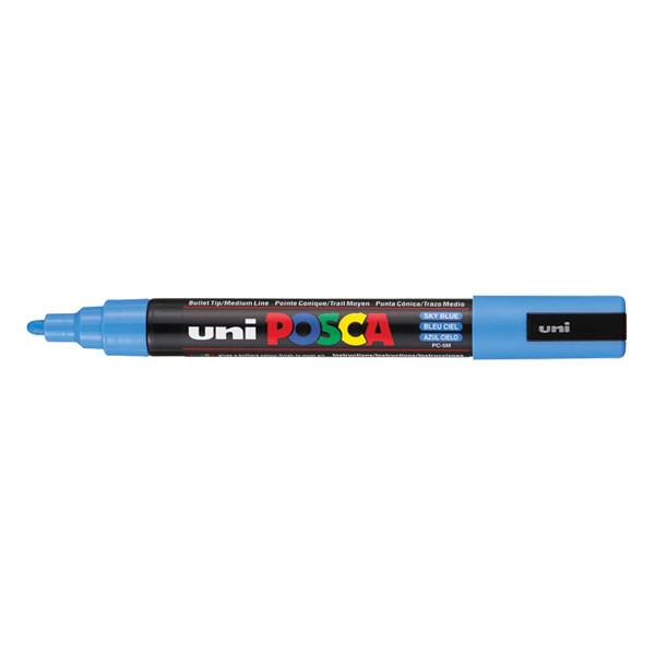 POSCA PC-5M marqueur peinture (1,8 - 2,5 mm ogive) - bleu ciel 424127 - 1