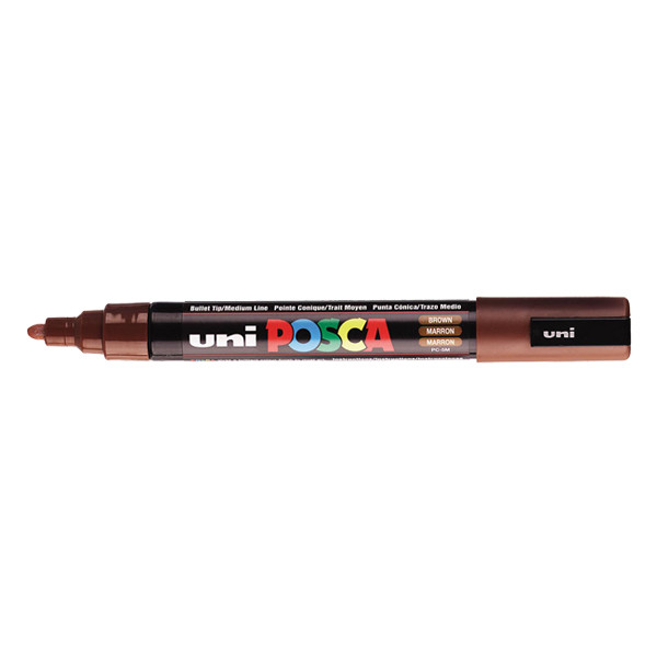 POSCA PC-5M marqueur peinture (1,8 - 2,5 mm ogive) - marron châtain 424144 - 1