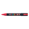 POSCA PC-5M marqueur peinture (1,8 - 2,5 mm ogive) - rouge fluo 424155 - 1