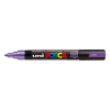 POSCA PC-5M marqueur peinture (1,8 - 2,5 mm ogive) - violet métallique 424165 - 1