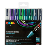 POSCA PC-5M set de marqueurs peinture (1,8 - 2,5 mm ogive) 8 pcs - froid 424169