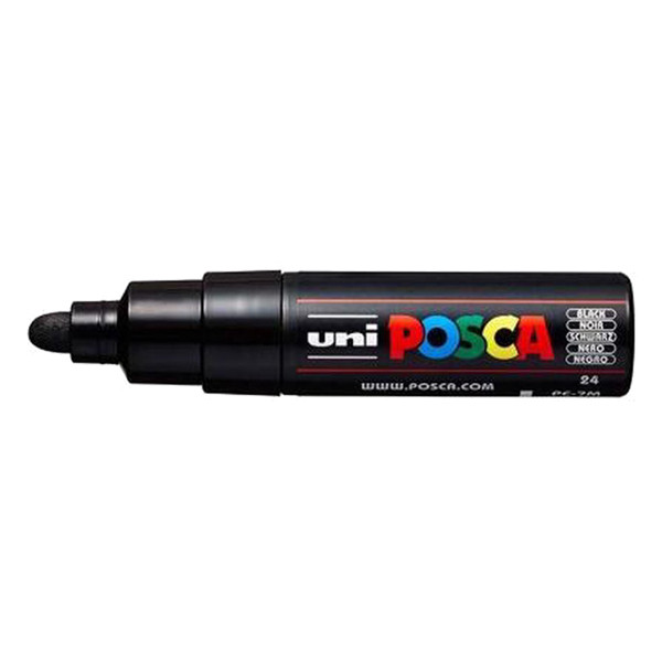 POSCA PC-7M marqueur peinture (4,5 - 5,5 mm ogive) - noir 424181 - 1