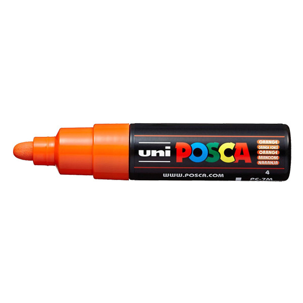 POSCA PC-7M marqueur peinture (4,5 - 5,5 mm ogive) - orange foncé 424183 - 1