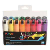 POSCA PC-7M set de marqueurs acryliques (4,5 - 5,5 mm ogive) 16 pcs 424192