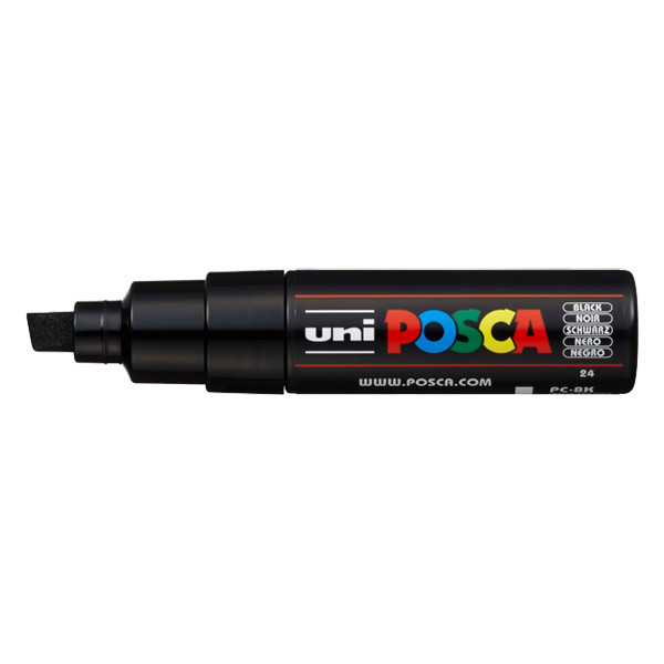 POSCA PC-8K marqueur acrylique (8 mm biseautée) - noir 424209 - 1