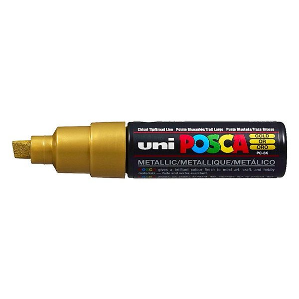 POSCA PC-8K marqueur acrylique (8 mm biseautée) - or 424214 - 1