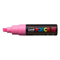 POSCA PC-8K marqueur acrylique (8 mm biseautée) - rose fluo 424217