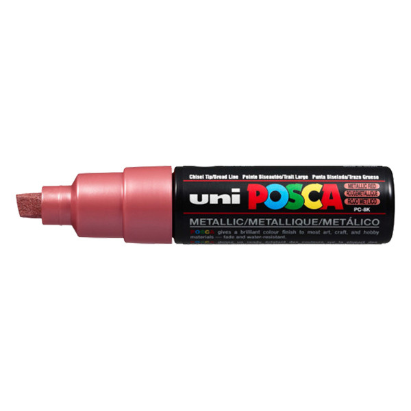 POSCA PC-8K marqueur acrylique (8 mm biseautée) - rouge métallique 424220 - 1