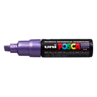 POSCA PC-8K marqueur acrylique (8 mm biseautée) - violet métallique 424228