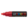 POSCA PC-8K marqueur peinture (8 mm biseautée) - rouge fluo 424219 - 1