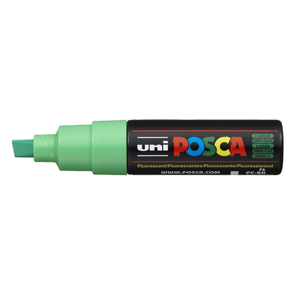 POSCA PC-8K marqueur peinture (8 mm biseautée) - vert fluo 424225 - 1