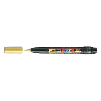 POSCA brush PCF-350 marqueur acrylique (1 mm pointe pinceau) - or 424005