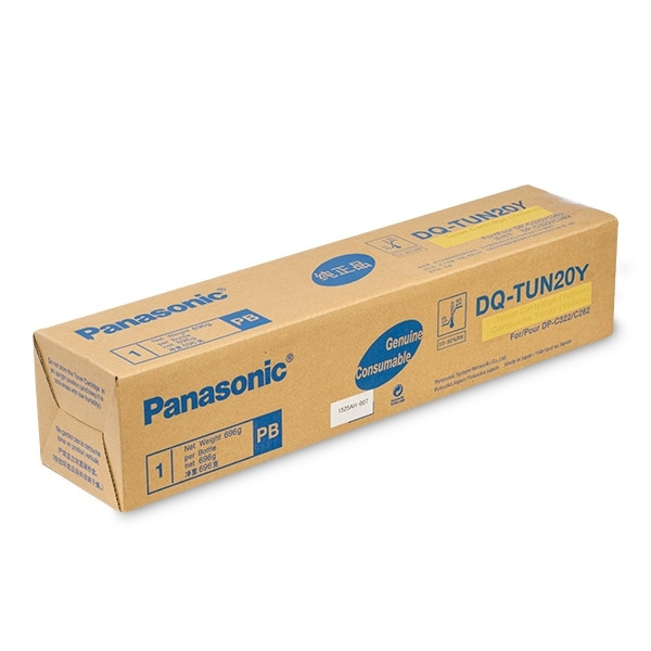Panasonic DQ-TUN20Y toner (d'origine) - jaune 075206 - 1