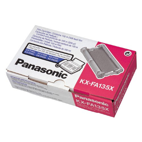 Panasonic KX-FA135X rouleau de fax avec support (d'origine) 075090 - 1