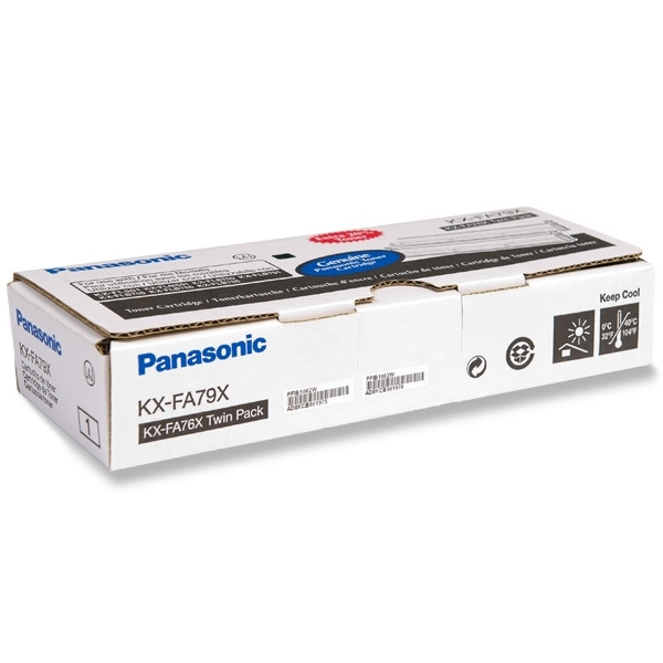 Panasonic KX-FA79X toner duopack (d'origine) 075164 - 1