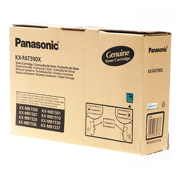 Panasonic KX-FAT390X toner (d'origine) - noir 075410 - 1