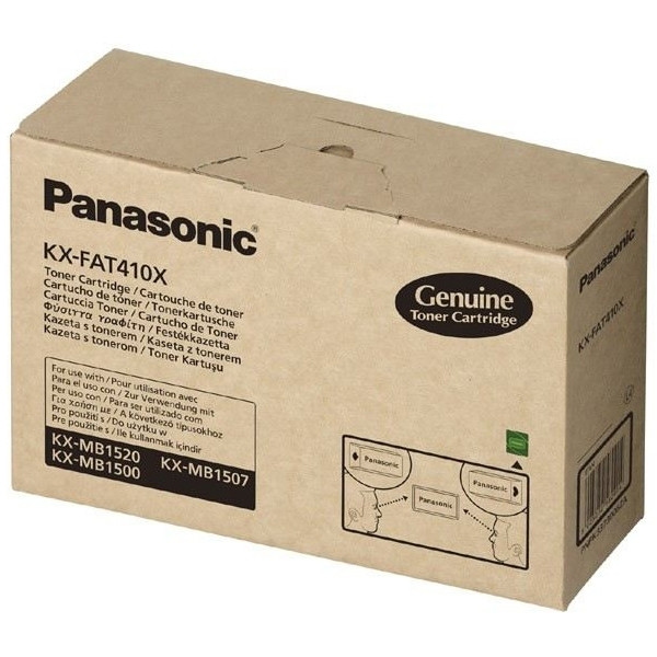 Panasonic KX-FAT410X toner haute capacité (d'origine) - noir 075274 - 1