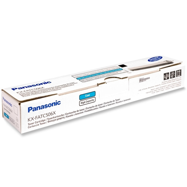 Panasonic KX-FATC506X toner haute capacité (d'origine) - cyan 075216 - 1