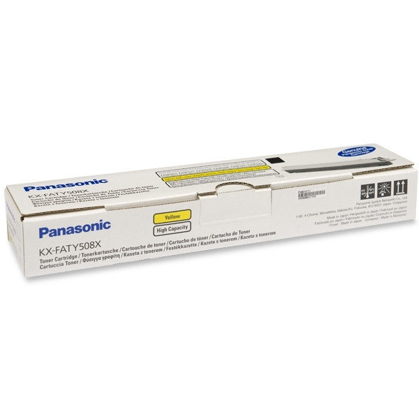 Panasonic KX-FATY508X toner haute capacité (d'origine) - jaune 075220 - 1