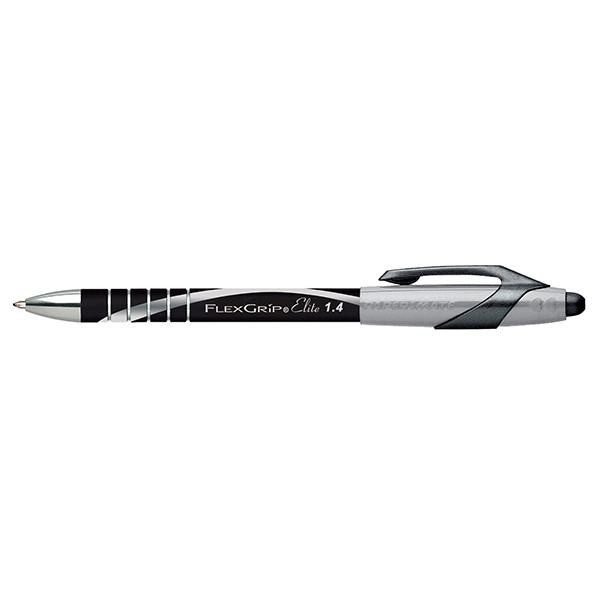 Papermate Flexgrip Elite stylo à bille (1,4 mm) - noir 237116 - 1