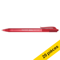 Offre : 20x Papermate InkJoy 100 RT stylo à bille (1 mm) - rouge 240014