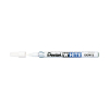 Pentel 100W-Small marqueur industriel (rond de 1 mm) - blanc 494634 - 1