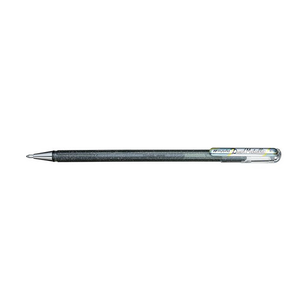 Pentel Dual Metallic stylo à encre gel - argent 210195 - 1