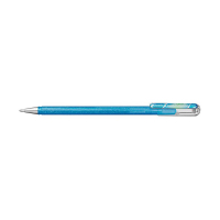 Pentel Dual Metallic stylo à encre gel - bleu-gris et bleu/argent métallisé 210202