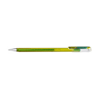 Pentel Dual Metallic stylo à encre gel - jaune/vert métallisé 210200