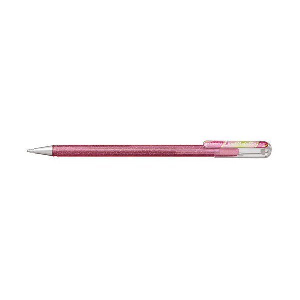 Pentel Dual Metallic stylo à encre gel - rose clair et vert/or métallisé 210203 - 1