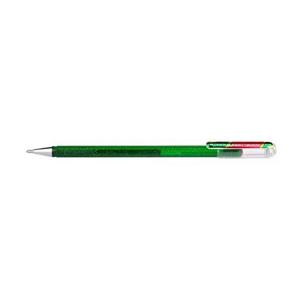 Pentel Dual Metallic stylo à encre gel - vert/rouge métallisé 210198 - 1