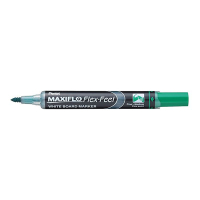 Pentel Flex-Feel whiteboard marker met flex tip groen 210366