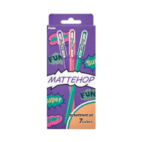 Pentel Mattehop K110 Enchantment stylo à encre gel 7 pièces 494621