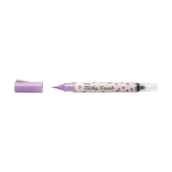 Pentel Milky XGFH-PVX feutre pinceau - violet pastel 210229 - 1