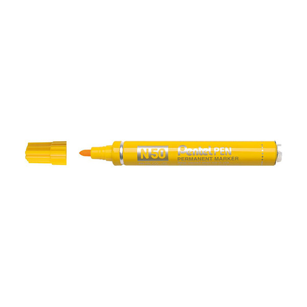 Pentel N50 marqueur permanent - jaune 210329 - 1