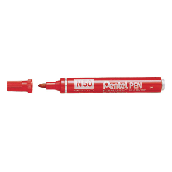 Pentel N50 marqueur permanent - rouge 210086 - 1