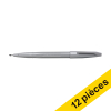 Offre: 12x Pentel Sign S520 feutre à pointe fine (0,8 mm) - gris 210318 - 1