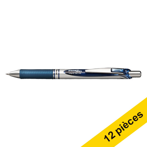 Offre : 12x Pentel Energel BL77 stylo roller - bleu foncé 210067 - 1