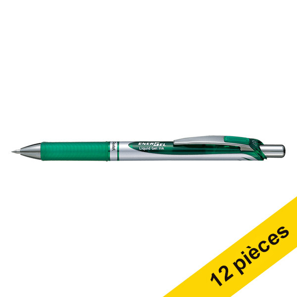 Offre : 12x Pentel Energel BL77 stylo roller - vert 210069 - 1