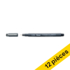 Offre : 12x Pentel Pointliner S20P stylo-feutre pointe fine (0,03 mm) - noir 210310 - 1