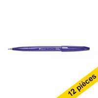 Offre : 12x Pentel Sign SES15C feutre pinceau - violet
