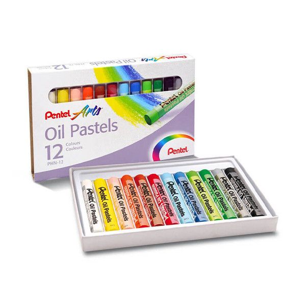 Pentel PHN4 pastels à l'huile (lot de 12) 246437 - 1