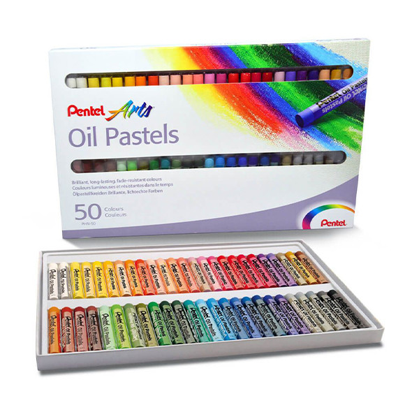 Pentel PHN4 pastels à l'huile (lot de 50) 246441 - 1