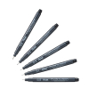 Pentel Pointliner S20P set de stylos-feutres pointe fine (0,05 - 0,8 mm) 5 pièces - noir 210308 - 1
